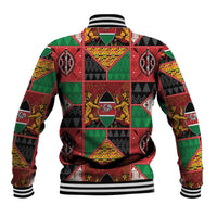 Kenya Christmas Baseball Jacket Patchwork Style