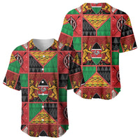 Kenya Christmas Baseball Jersey Patchwork Style