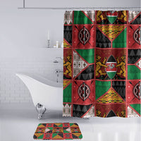 Kenya Christmas Bathroom Set Patchwork Style