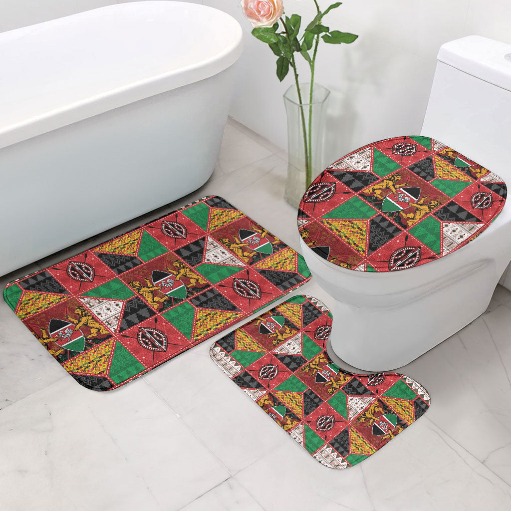Kenya Christmas Bathroom Set Patchwork Style