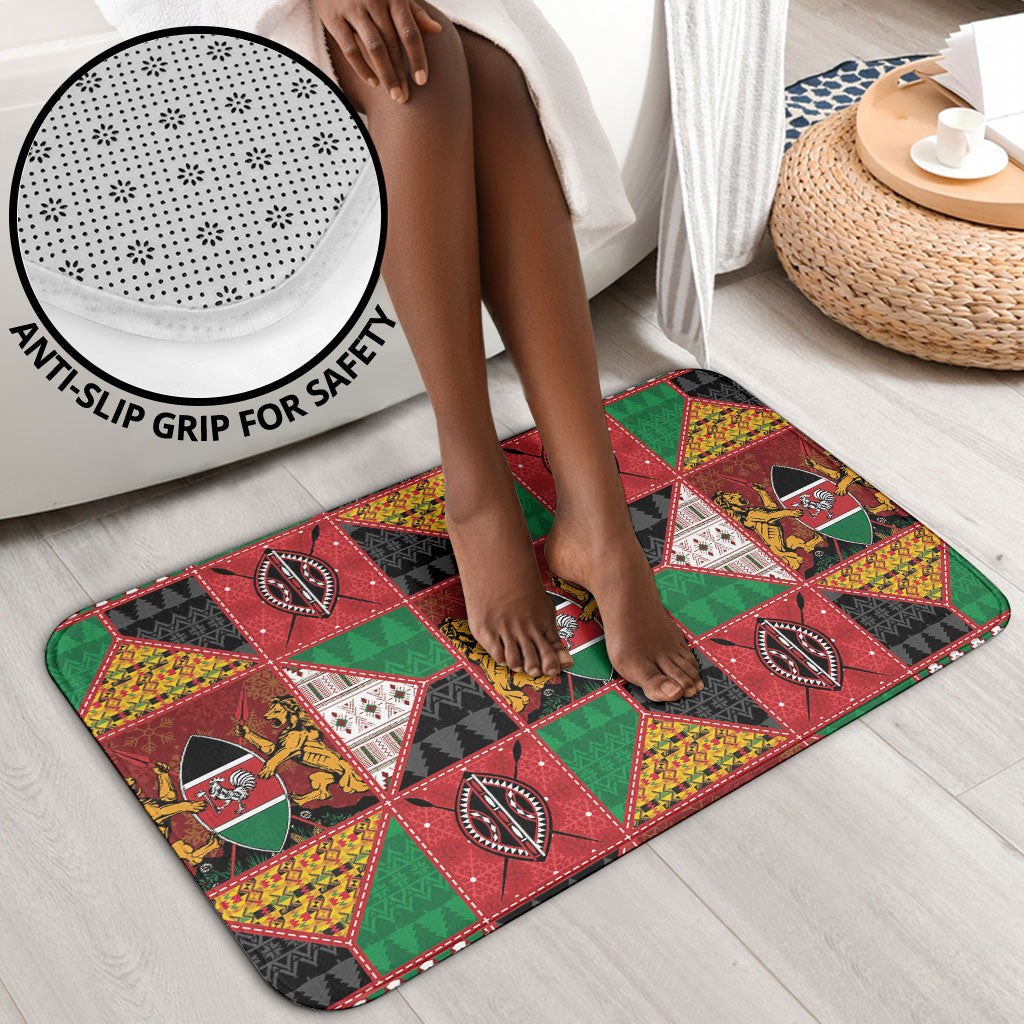 Kenya Christmas Bathroom Set Patchwork Style