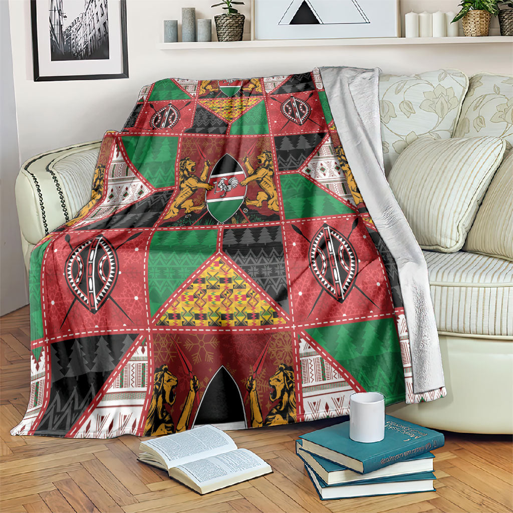 Kenya Christmas Blanket Patchwork Style