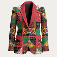 Kenya Christmas Blazer Patchwork Style