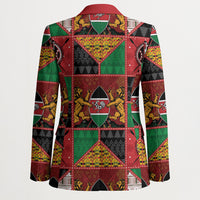 Kenya Christmas Blazer Patchwork Style
