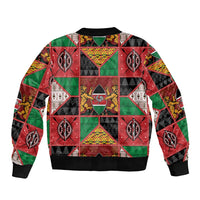 Kenya Christmas Bomber Jacket Patchwork Style