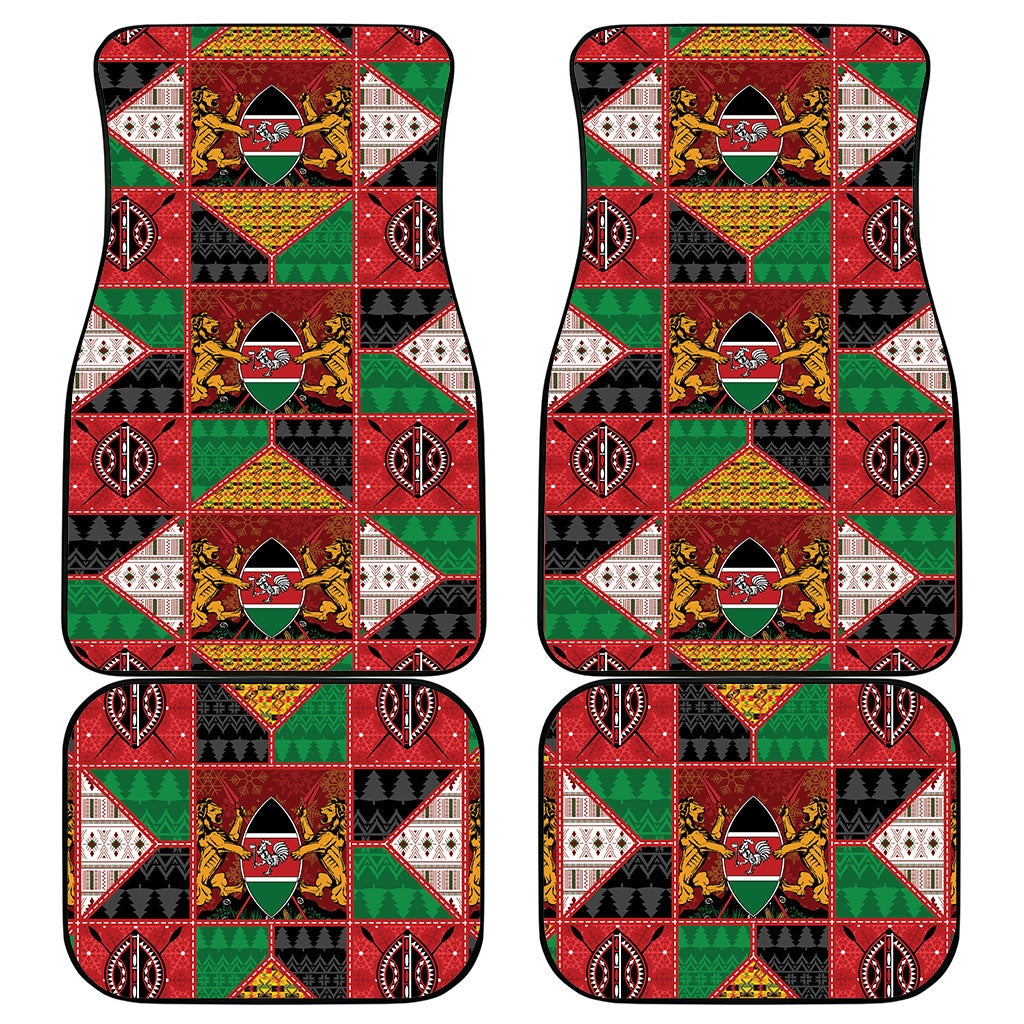 Kenya Christmas Car Mats Patchwork Style