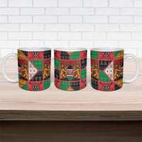 Kenya Christmas Ceramic Mug Patchwork Style