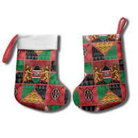 Kenya Christmas Stocking Patchwork Style