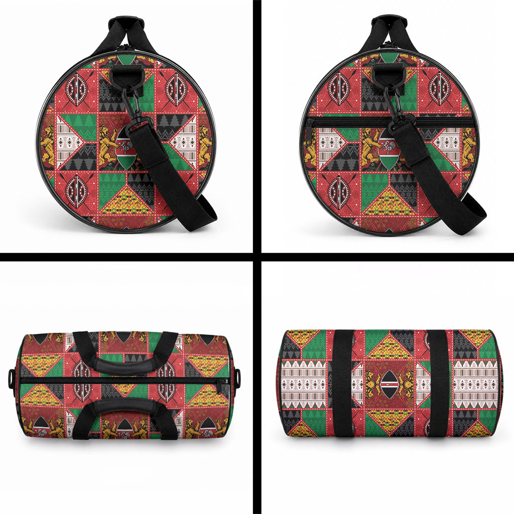 Kenya Christmas Duffle Bag Patchwork Style