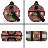 Kenya Christmas Duffle Bag Patchwork Style