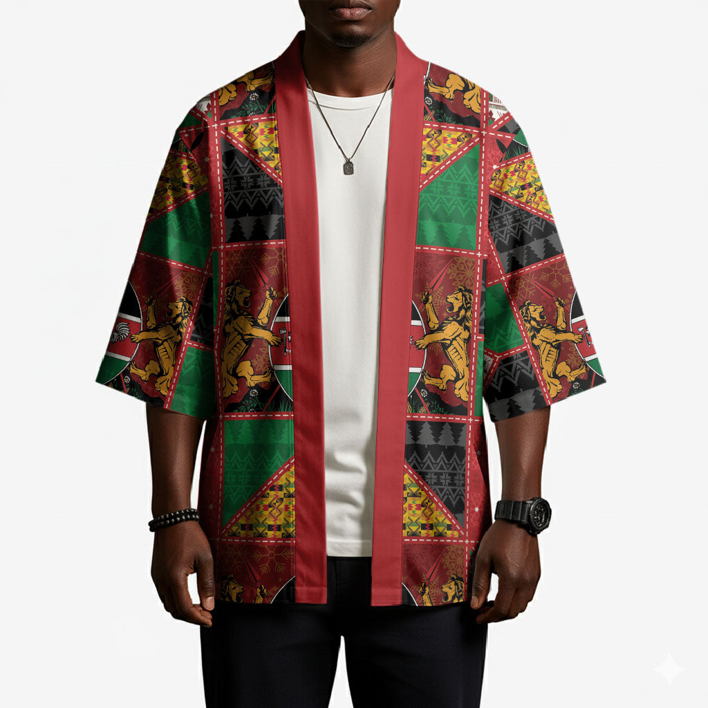 Kenya Christmas Kimono Patchwork Style
