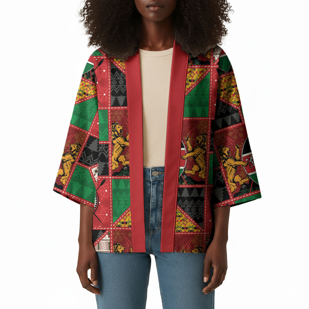 Kenya Christmas Kimono Patchwork Style