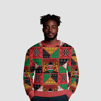 Kenya Christmas Ugly Christmas Sweater Patchwork Style