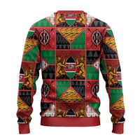 Kenya Christmas Ugly Christmas Sweater Patchwork Style