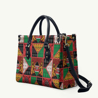 Kenya Christmas Leather Bag Patchwork Style
