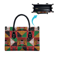 Kenya Christmas Leather Bag Patchwork Style