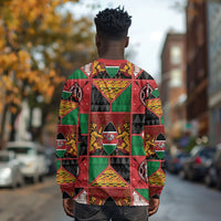 Kenya Christmas Long Sleeve Shirt Patchwork Style