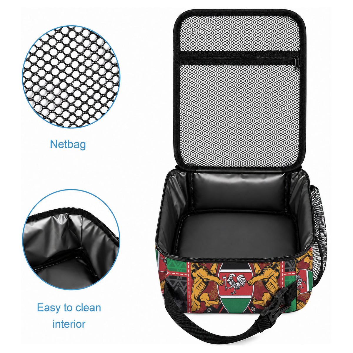Kenya Christmas Lunch Bag Patchwork Style