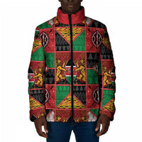 Kenya Christmas Padded Jacket Patchwork Style
