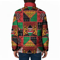 Kenya Christmas Padded Jacket Patchwork Style