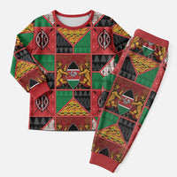 Kenya Christmas Pajama Set Patchwork Style