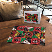 Kenya Christmas Puzzle Patchwork Style