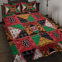 Kenya Christmas Quilt Bed Set Patchwork Style