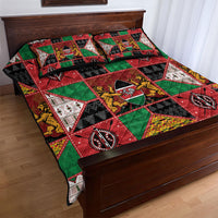 Kenya Christmas Quilt Bed Set Patchwork Style
