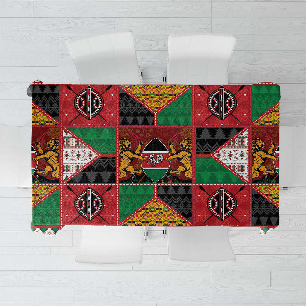 Kenya Christmas Tablecloth Patchwork Style