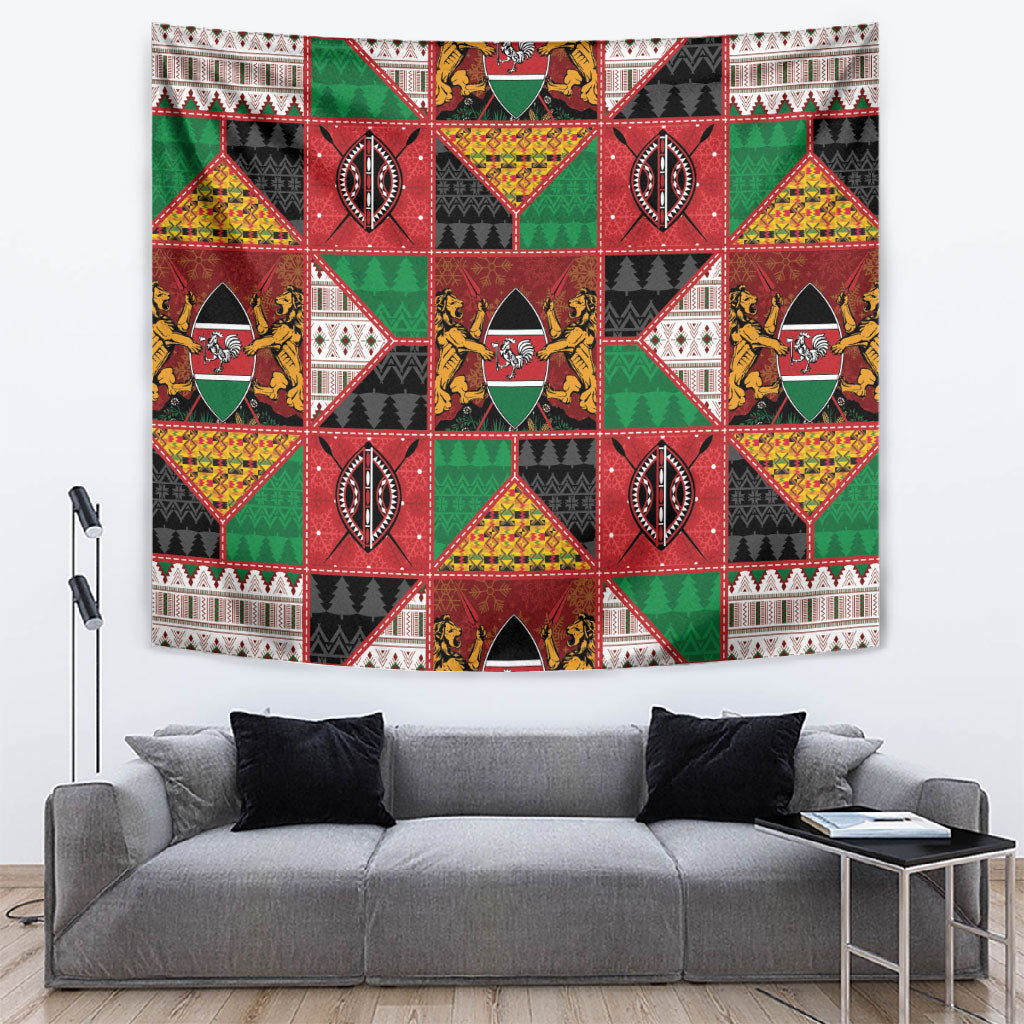 Kenya Christmas Tapestry Patchwork Style