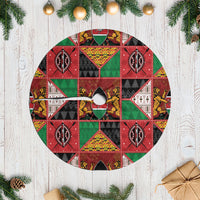 Kenya Christmas Tree Skirt Patchwork Style