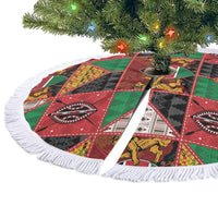 Kenya Christmas Tree Skirt Patchwork Style