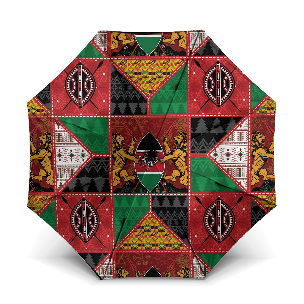 Kenya Christmas Umbrella Patchwork Style