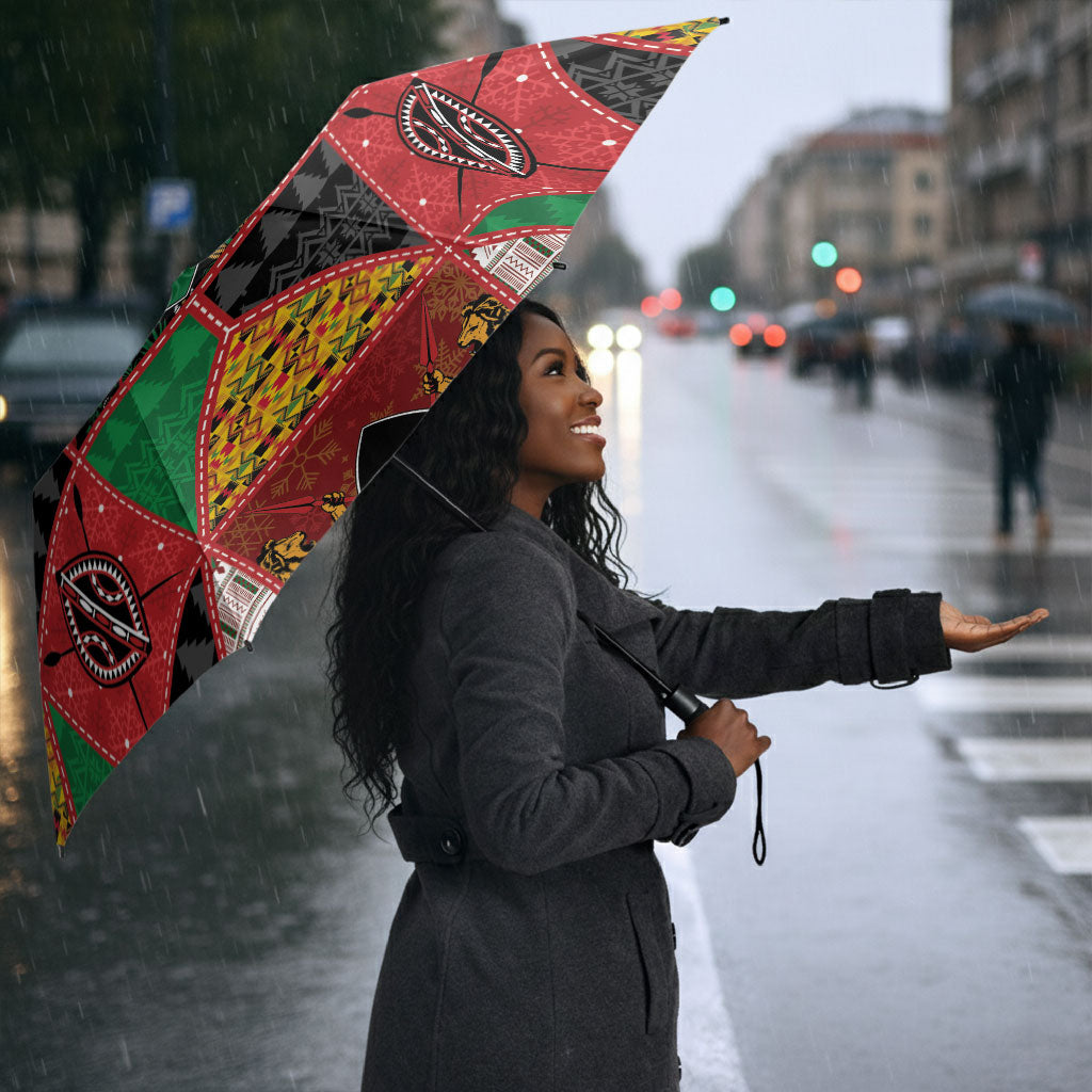 Kenya Christmas Umbrella Patchwork Style