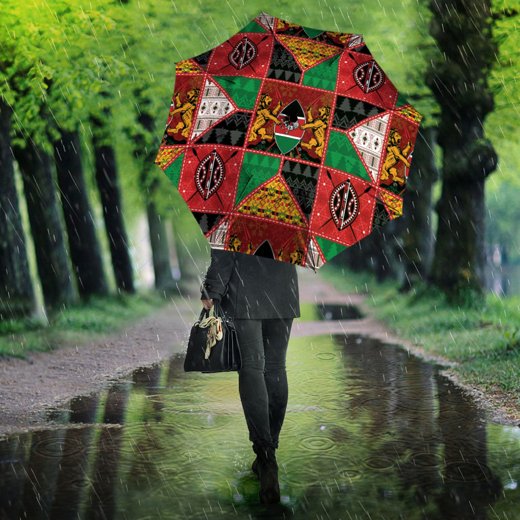 Kenya Christmas Umbrella Patchwork Style