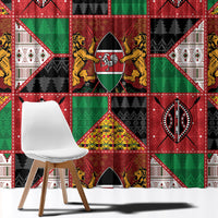 Kenya Christmas Window Curtain Patchwork Style
