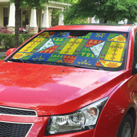 Ethiopia Christmas Auto Sun Shade Patchwork Style