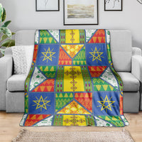 Ethiopia Christmas Blanket Patchwork Style