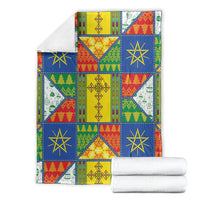 Ethiopia Christmas Blanket Patchwork Style