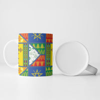 Ethiopia Christmas Ceramic Mug Patchwork Style