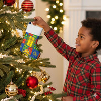 Ethiopia Christmas Stocking Patchwork Style