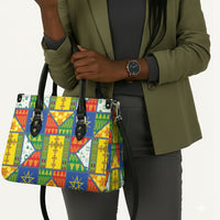 Ethiopia Christmas Leather Bag Patchwork Style