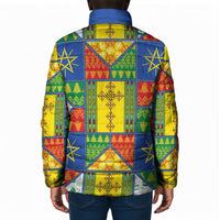 Ethiopia Christmas Padded Jacket Patchwork Style