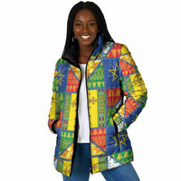 Ethiopia Christmas Padded Jacket Patchwork Style