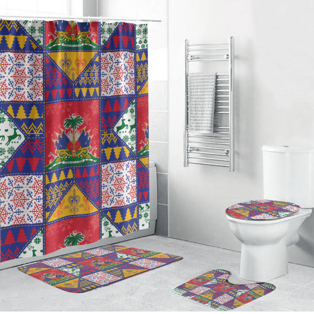 Haiti Christmas Bathroom Set Patchwork Style