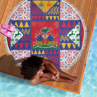 Haiti Christmas Beach Blanket Patchwork Style