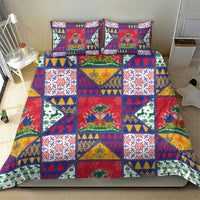 Haiti Christmas Bedding Set Patchwork Style