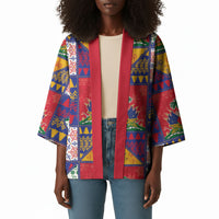 Haiti Christmas Kimono Patchwork Style