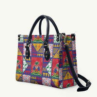Haiti Christmas Leather Bag Patchwork Style