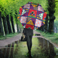 Haiti Christmas Umbrella Patchwork Style